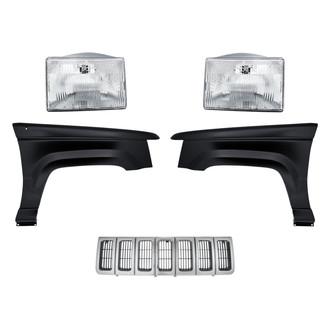 TruParts® - 5-Piece Kit (Driver and Passenger Side Headlights, Grille, Driver and Passenger Side Fenders) (Standard Line)