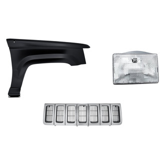 TruParts® - 3-Piece Kit (Passenger Side Headlight, Grille, Front Passenger Side Fender) (Standard Line)