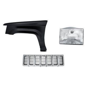 TruParts® - 3-Piece Kit (Driver Side Headlight, Grille, Front Driver Side Fender) (Standard Line)