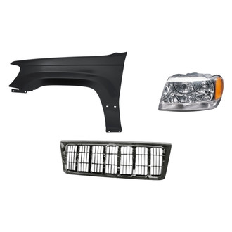 TruParts® - 3-Piece Kit (Driver Side Headlight, Grille, Front Driver Side Fender) (Standard Line)
