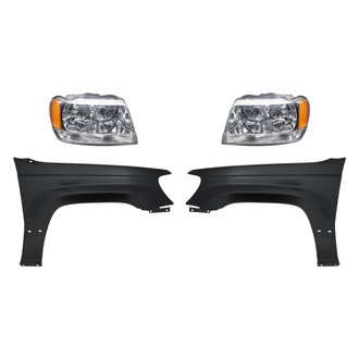 TruParts® - 4-Piece Kit (Driver and Passenger Side Headlights, Driver and Passenger Side Fenders) (Standard Line)