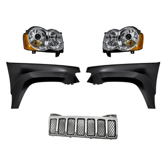 TruParts® - 5-Piece Kit (Driver and Passenger Side Headlights, Grille, Driver and Passenger Side Fenders) (Standard Line)
