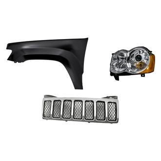 TruParts® - 3-Piece Kit (Driver Side Headlight, Grille, Front Driver Side Fender) (Standard Line)