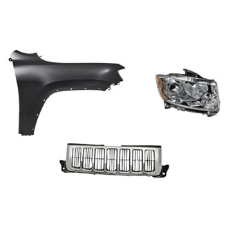 TruParts® - 3-Piece Kit (Passenger Side Headlight, Grille, Front Passenger Side Fender) (Standard Line)