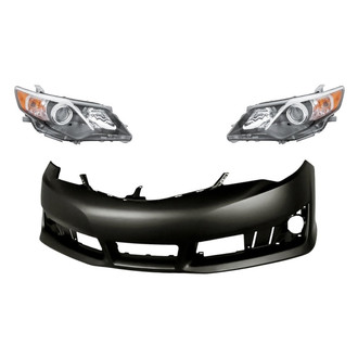TruParts® - 3-Piece Kit (Driver and Passenger Side Headlights, Front Bumper Cover) (CAPA Certified)