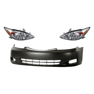 TruParts® - 3-Piece Kit (Driver and Passenger Side Headlights, Front Bumper Cover) (Standard Line)