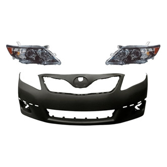 TruParts® - 3-Piece Kit (Driver and Passenger Side Headlights, Front Bumper Cover) (Standard Line)