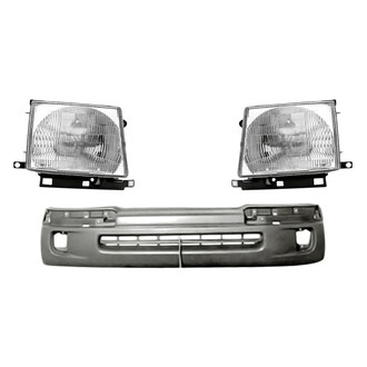 TruParts® - 3-Piece Kit (Driver and Passenger Side Headlights, Front Bumper Cover) (Standard Line)