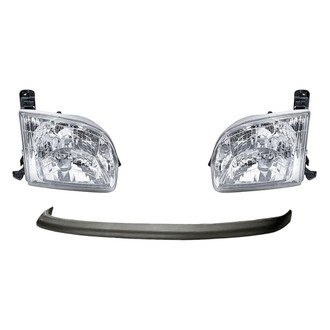 TruParts® - 3-Piece Kit (Driver and Passenger Side Headlights, Front Upper Bumper Cover) (Standard Line)
