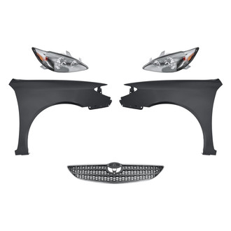 TruParts® - 5-Piece Kit (Driver and Passenger Side Headlights, Grille, Driver and Passenger Side Fenders) (Standard Line)
