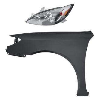 TruParts® - 2-Piece Kit (Driver Side Headlight, Front Driver Side Fender) (Standard Line)