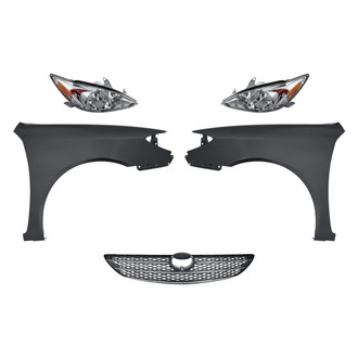 TruParts® - 5-Piece Kit (Driver and Passenger Side Headlights, Grille, Driver and Passenger Side Fenders) (Standard Line)