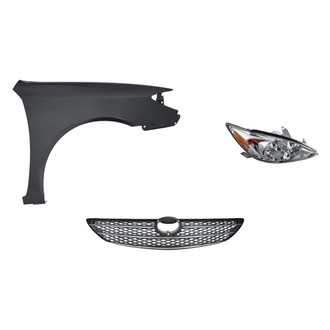 TruParts® - 3-Piece Kit (Passenger Side Headlight, Grille, Front Passenger Side Fender) (Standard Line)