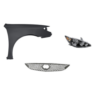 TruParts® - 3-Piece Kit (Passenger Side Headlight, Grille, Front Passenger Side Fender) (Standard Line)