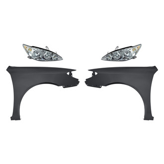TruParts® - 4-Piece Kit (Driver and Passenger Side Headlights, Driver and Passenger Side Fenders) (Standard Line)
