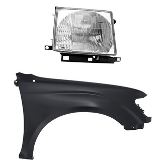TruParts® - 2-Piece Kit (Passenger Side Headlight, Front Passenger Side Fender) (Standard Line)
