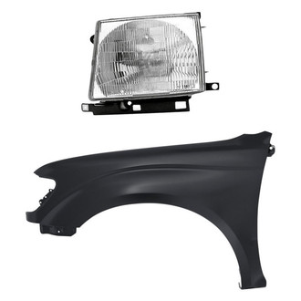 TruParts® - 2-Piece Kit (Driver Side Headlight, Front Driver Side Fender) (Standard Line)