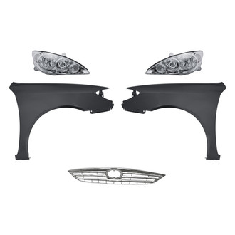 TruParts® - 5-Piece Kit (Driver and Passenger Side Headlights, Grille, Driver and Passenger Side Fenders) (Standard Line)