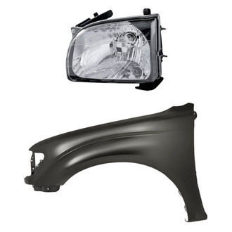 TruParts® - 2-Piece Kit (Driver Side Headlight, Front Driver Side Fender) (Standard Line)