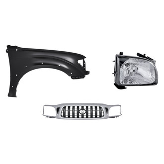 TruParts® - 3-Piece Kit (Passenger Side Headlight, Grille, Front Passenger Side Fender) (Standard Line)