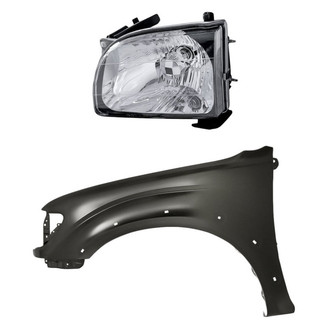 TruParts® - 2-Piece Kit (Driver Side Headlight, Front Driver Side Fender) (Standard Line)