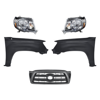 TruParts® - 5-Piece Kit (Driver and Passenger Side Headlights, Grille, Driver and Passenger Side Fenders) (Standard Line)