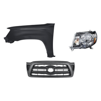 TruParts® - 3-Piece Kit (Driver Side Headlight, Grille, Front Driver Side Fender) (Standard Line)