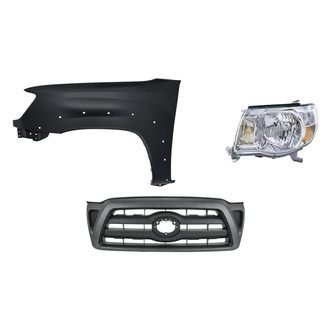 TruParts® - 3-Piece Kit (Driver Side Headlight, Grille, Front Driver Side Fender) (Standard Line)
