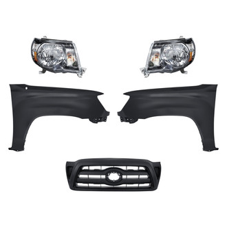 TruParts® - 5-Piece Kit (Driver and Passenger Side Headlights, Grille, Driver and Passenger Side Fenders) (Standard Line)