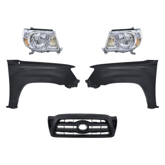TruParts® - 5-Piece Kit (Driver and Passenger Side Headlights, Grille, Driver and Passenger Side Fenders) (Standard Line)
