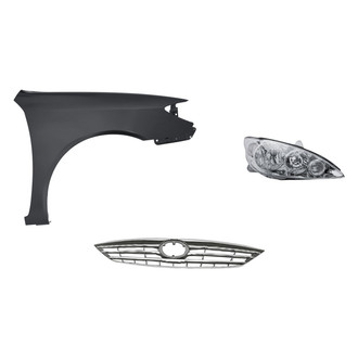 TruParts® - 3-Piece Kit (Passenger Side Headlight, Grille, Front Passenger Side Fender) (Standard Line)