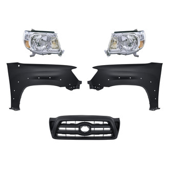 TruParts® - 5-Piece Kit (Driver and Passenger Side Headlights, Grille, Driver and Passenger Side Fenders) (Standard Line)