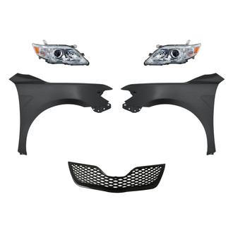 TruParts® - 5-Piece Kit (Driver and Passenger Side Headlights, Grille, Driver and Passenger Side Fenders) (Standard Line)