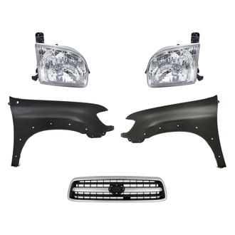 TruParts® - 5-Piece Kit (Driver and Passenger Side Headlights, Grille, Driver and Passenger Side Fenders) (Standard Line)