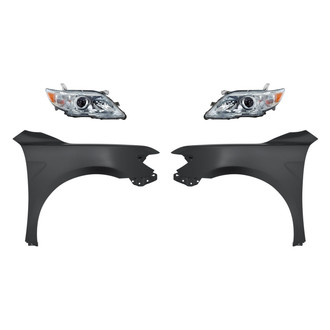TruParts® - 4-Piece Kit (Driver and Passenger Side Headlights, Driver and Passenger Side Fenders) (Standard Line)