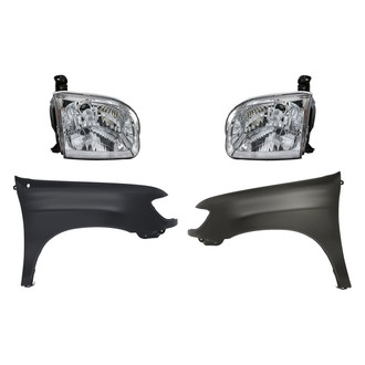 TruParts® - 4-Piece Kit (Driver and Passenger Side Headlights, Driver and Passenger Side Fenders) (Standard Line)