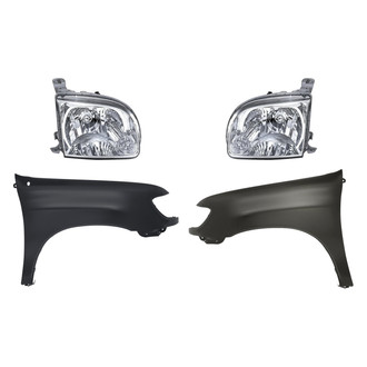TruParts® - 4-Piece Kit (Driver and Passenger Side Headlights, Driver and Passenger Side Fenders) (Standard Line)