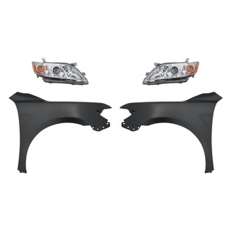 TruParts® - 4-Piece Kit (Driver and Passenger Side Headlights, Driver and Passenger Side Fenders) (Standard Line)