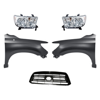 TruParts® - 5-Piece Kit (Driver and Passenger Side Headlights, Grille, Driver and Passenger Side Fenders) (Standard Line)