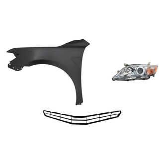 TruParts® - 3-Piece Kit (Driver Side Headlight, Lower Grille, Front Driver Side Fender) (Standard Line)