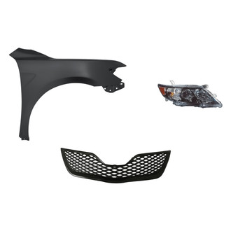 TruParts® - 3-Piece Kit (Passenger Side Headlight, Grille, Front Passenger Side Fender) (CAPA Certified)