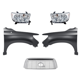 TruParts® - 5-Piece Kit (Driver and Passenger Side Headlights, Grille, Driver and Passenger Side Fenders) (Standard Line)
