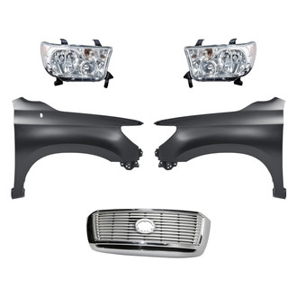 TruParts® - 5-Piece Kit (Driver and Passenger Side Headlights, Grille, Driver and Passenger Side Fenders) (Standard Line)