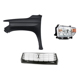 TruParts® - 3-Piece Kit (Driver Side Headlight, Grille, Front Driver Side Fender) (Standard Line)