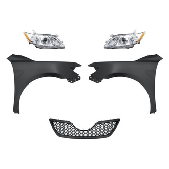 TruParts® - 5-Piece Kit (Driver and Passenger Side Headlights, Grille, Driver and Passenger Side Fenders) (Standard Line)