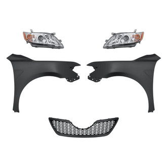 TruParts® - 5-Piece Kit (Driver and Passenger Side Headlights, Grille, Driver and Passenger Side Fenders) (Standard Line)