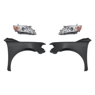 TruParts® - 4-Piece Kit (Driver and Passenger Side Headlights, Driver and Passenger Side Fenders) (Standard Line)