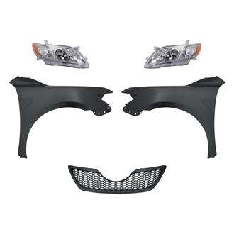 TruParts® - 5-Piece Kit (Driver and Passenger Side Headlights, Grille, Driver and Passenger Side Fenders) (Standard Line)