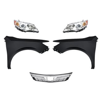 TruParts® - 5-Piece Kit (Driver and Passenger Side Headlights, Grille, Driver and Passenger Side Fenders) (Standard Line)