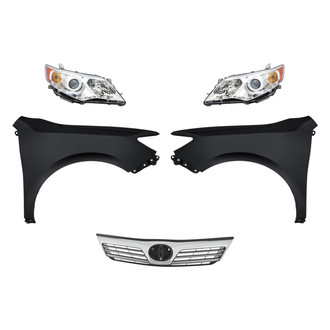 TruParts® - 5-Piece Kit (Driver and Passenger Side Headlights, Grille, Driver and Passenger Side Fenders) (Standard Line)